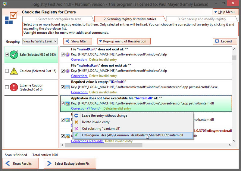 Windows 10 Registry First Aid full